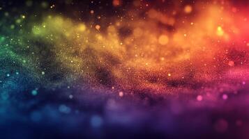 Abstract Colorful Glitter Background with Blurred Lights photo