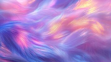 Abstract Wavy Fur Texture with Shimmering Colors photo