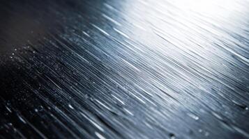 Close-up of a Shiny, Parallel-Line Surface photo