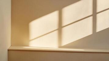 A Window's Shadow Cast on a Wall photo