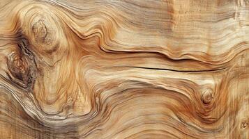Abstract Wood Grain Pattern with Knots and Swirls photo