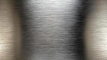 Brushed Metal Surface with Gradient and Light Reflection photo