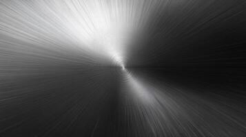 Abstract Circular Pattern on a Brushed Metal Surface photo