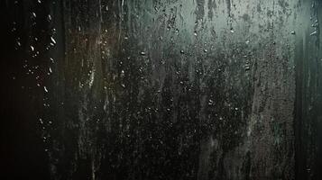 Raindrops on a Wet Windowpane photo