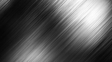 Abstract Brushed Metal Texture with Diagonal Lines and Gradient photo