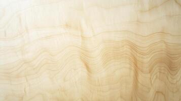 Close-up of Light-Colored Wood Grain with Wavy Lines photo