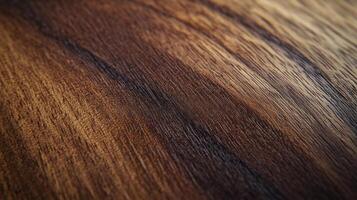 Close-up of Dark Wooden Grain Pattern with Subtle Variations in Color photo