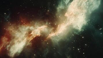 A Celestial Dance of Nebulae and Stars in the Vastness of Space photo