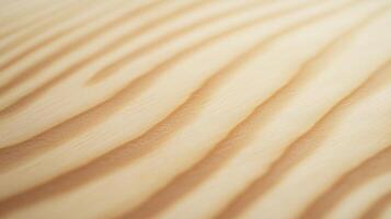 Close-up of Light Brown Wooden Grain with Wavy Pattern photo
