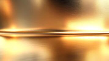 Abstract Golden Surface with a Horizontal Stripe photo