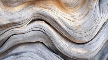 Abstract Wood Grain Pattern with Wavy Lines photo