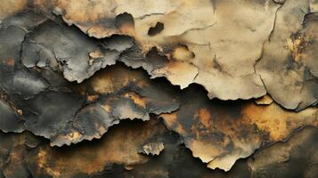 Abstract Texture of Burned and Faded Paper photo