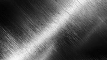Abstract Metallic Texture with Diagonal Brushed Lines and Glare photo