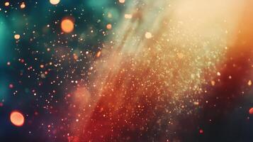 Abstract Background with Glowing Lights and Blurry Texture photo