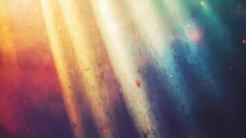 Abstract Blurred Background with Light Streaks and Glowing Spots photo