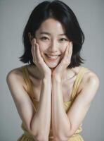 A woman with short hair and a smile photo