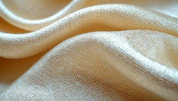 Smooth silk textile pattern, elegant nature decoration industry generated by AI photo