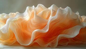 Vibrant colors in nature create beautiful wave patterns generated by AI photo