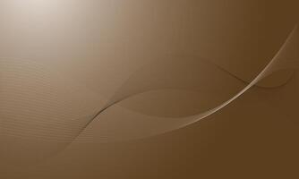 Elegant Brown Gradient with Flowing Lines vector