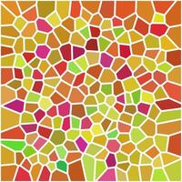 Colorful mosaic stone tiles or seamless floor patterns vector