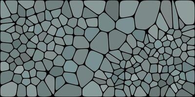 Black and green textured background with seamless black and green stone patterns vector