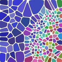 Multi coloured abstract pattern design background vector