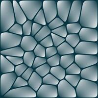Gray mosaic stone tile or floor seamless pattern vector