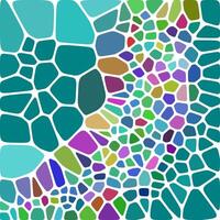 Voronoi art abstract block structure pattern background design vector