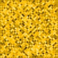 Pixel background with golden colors vector