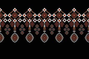 Black color motif fabric pattern blak background wallpaper pixel design. vector