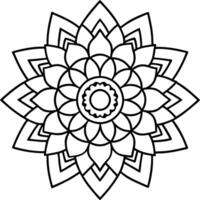 Intricate Mandala Design , Detailed Geometric Pattern for Art and Decoration. vector