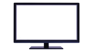A computer monitor with a blank screen png