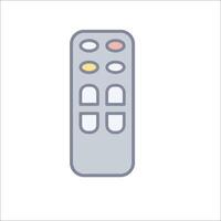 A remote control icon on a white background vector
