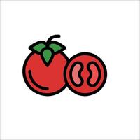 Tomato icon illustration vector