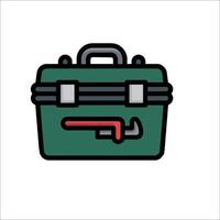 A toolbox icon on a white background vector