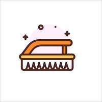 A brush icon on a white background vector