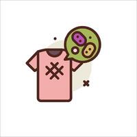A t - shirt with a speech bubble on it vector