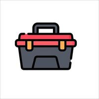 A toolbox icon on a white background vector