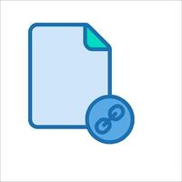 A file icon with a circle and a file vector