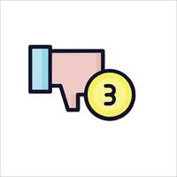 A hand holding a coin and pointing to a three vector
