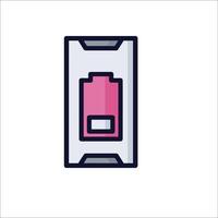 Battery icon illustration vector