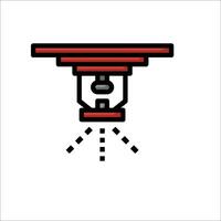Fire extinguisher icon vector