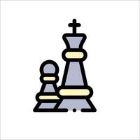 Chess icon illustration vector
