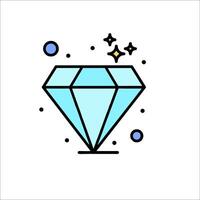 Diamond icon illustration vector