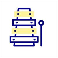 A stack of books with a pencil and a ruler vector