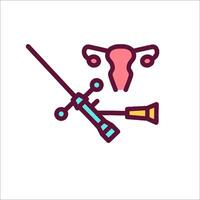 A woman holding a syringe and a gun vector