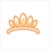 A crown icon on a white background vector