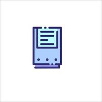 A computer icon on a white background vector