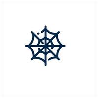 A spider web logo on a white background vector