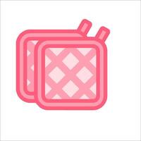 A pink square with a square pattern on it vector